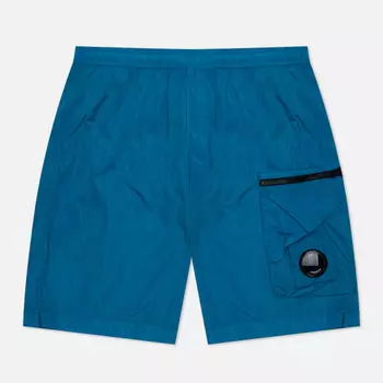 Мужские шорты C.P. Company Eco-Chrome-R Utility Swim, цвет голубой, размер 50