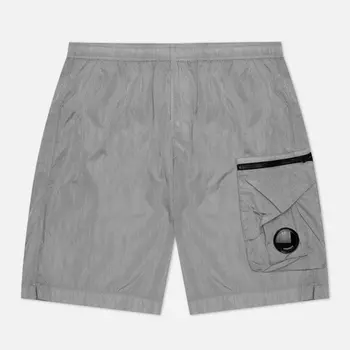Мужские шорты C.P. Company Eco-Chrome-R Utility Swim, цвет серый, размер 48