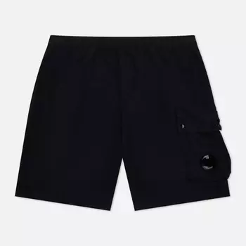 Мужские шорты C.P. Company Flatt Nylon Lens Swim, цвет чёрный, размер 50