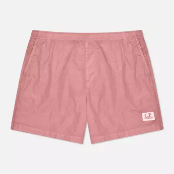 Мужские шорты C.P. Company Flatt Nylon Swim, цвет розовый, размер 48