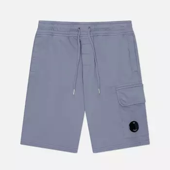 Мужские шорты C.P. Company Light Fleece Cargo Lens, цвет фиолетовый, размер S