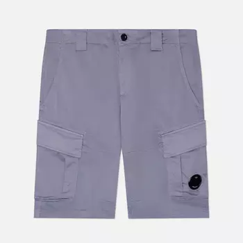 Мужские шорты C.P. Company Sateen Stretch Cargo, цвет фиолетовый, размер 46