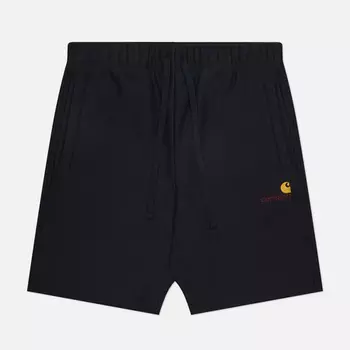 Мужские шорты Carhartt WIP American Script Sweat, цвет чёрный, размер XL