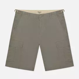 Мужские шорты Carhartt WIP Aviation 6.5 Oz, цвет серый, размер 30