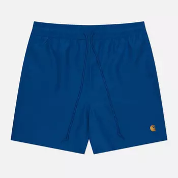 Мужские шорты Carhartt WIP Chase Swim 3.7 Oz, цвет синий, размер XL