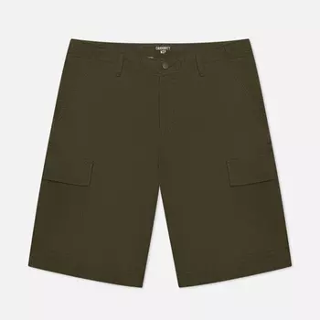 Мужские шорты Carhartt WIP Regular Cargo 6.5 Oz, цвет оливковый, размер 34