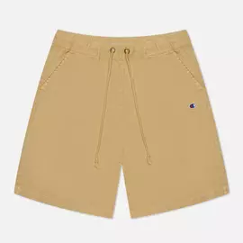 Мужские шорты Champion Reverse Weave Cotton Twill Jogger, цвет бежевый, размер M