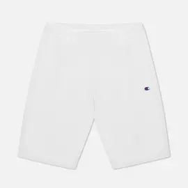 Мужские шорты Champion Reverse Weave Long Bermuda Brushed Fleece, цвет белый, размер S