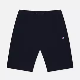 Мужские шорты Champion Reverse Weave Long Bermuda Brushed Fleece, цвет синий, размер M