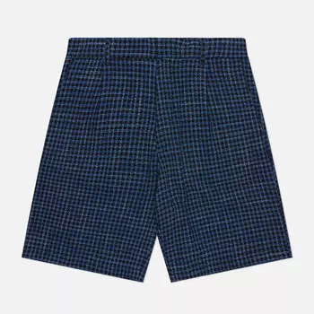 Мужские шорты Edwin Bazz Dobby Check, цвет синий, размер 36