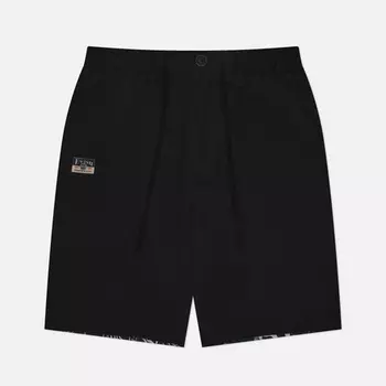 Мужские шорты Evisu Seagull Applique Embroidery, цвет чёрный, размер L