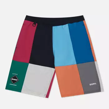 Мужские шорты F.C. Real Bristol Multi Pattern, цвет чёрный, размер XL