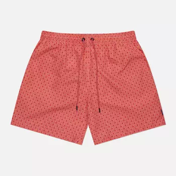 Мужские шорты Hackett Floral Geo Swim, цвет оранжевый, размер XXL