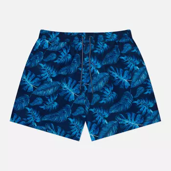 Мужские шорты Hackett Leaf Swim, цвет синий, размер XXL
