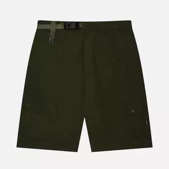 Мужские шорты maharishi Veg Dyed Asym Cargo Track, цвет оливковый, размер XXL