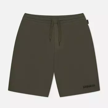Мужские шорты Napapijri Box Bermuda, цвет оливковый, размер XXL