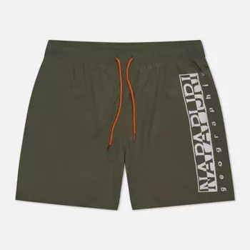 Мужские шорты Napapijri Box Swim, цвет зелёный, размер L