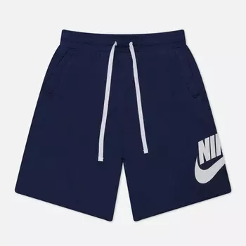 Мужские шорты Nike Club Alumni French Terry, цвет синий, размер XL