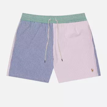 Мужские шорты Polo Ralph Lauren 5.75-Inch Traveler Classic Swim, цвет розовый, размер L
