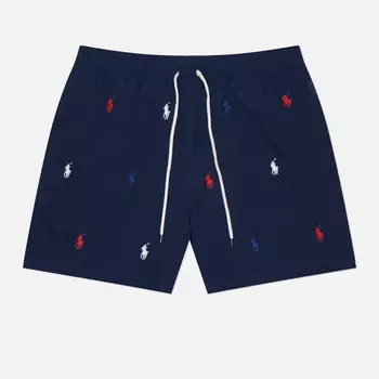 Мужские шорты Polo Ralph Lauren 5.75-Inch Traveler Classic Swim, цвет синий, размер S