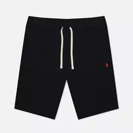Мужские шорты Polo Ralph Lauren Cabin Fleece, цвет чёрный, размер L