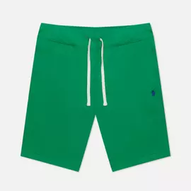 Мужские шорты Polo Ralph Lauren Cabin Fleece, цвет зелёный, размер M