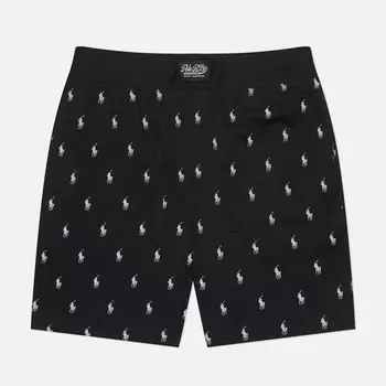Мужские шорты Polo Ralph Lauren Slim Polo Pony Cotton Jersey Sleep, цвет чёрный, размер XXL