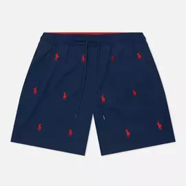 Мужские шорты Polo Ralph Lauren Traveler Swim Trunk, цвет синий, размер XS