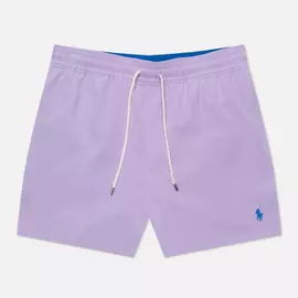 Мужские шорты Polo Ralph Lauren Traveller Swimming Mid Trunk, цвет фиолетовый, размер S