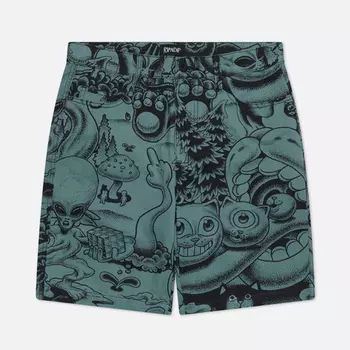 Мужские шорты RIPNDIP Dark Twisted Fantasy Twill, цвет оливковый, размер 34