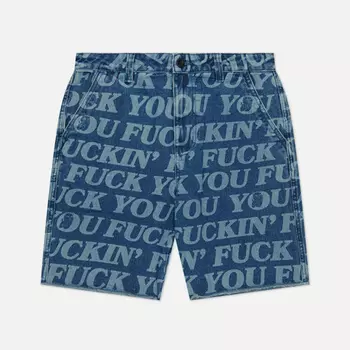 Мужские шорты RIPNDIP Fuckin Fuck Denim, цвет синий, размер 34