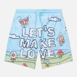 Мужские шорты RIPNDIP Lets Make Love, цвет голубой, размер M