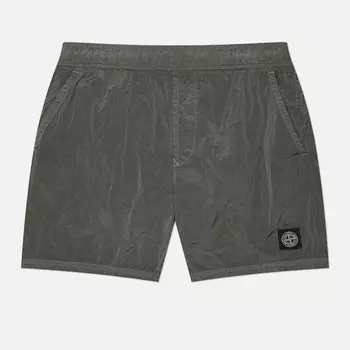 Мужские шорты Stone Island Nylon Metal In Econyl Regular, цвет оливковый, размер L