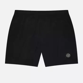 Мужские шорты Stone Island Nylon Metal In Econyl Regular, цвет чёрный, размер L