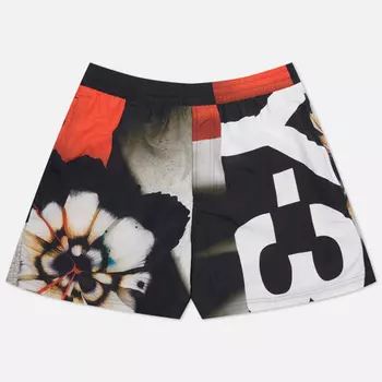 Мужские шорты Y-3 All Over Print Swim, цвет чёрный, размер XXL