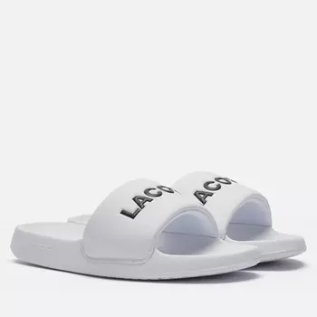 Мужские сланцы Lacoste Serve Slide 1.0, цвет белый, размер 46 EU