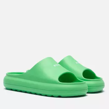 Мужские сланцы MSGM Ocean Club No Style Tag, цвет зелёный, размер 44 EU