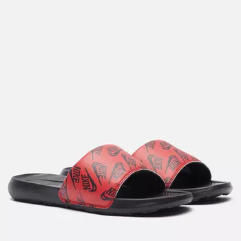 Мужские сланцы Nike Victori One Print, цвет красный, размер 45 EU