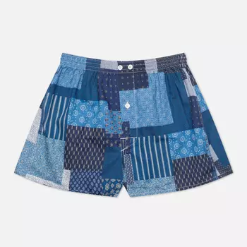 Мужские трусы Anonymous Ism Vintage Patchworks, цвет синий, размер XXL