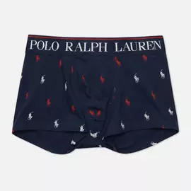 Мужские трусы Polo Ralph Lauren Print Trunk Single, цвет синий, размер XL
