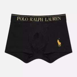 Мужские трусы Polo Ralph Lauren Solid Trunk Single, цвет серый, размер L