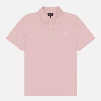 Мужское поло A.P.C. Standard GOTS, цвет розовый, размер XXL