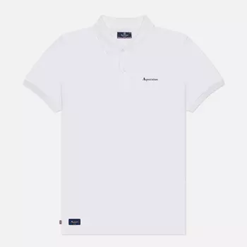 Мужское поло Aquascutum Active Cotton Dry-Fit, цвет белый, размер XXL