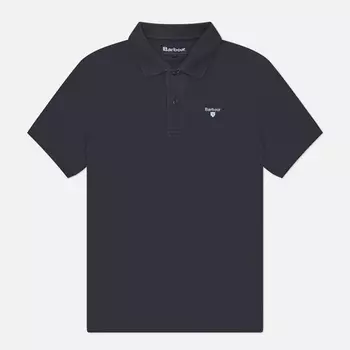 Мужское поло Barbour Sports, цвет синий, размер XXL