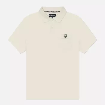 Мужское поло Barbour Tothill Tailored, цвет белый, размер XXL