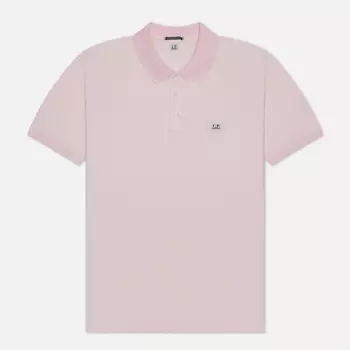 Мужское поло C.P. Company 70/2 Mercerized Jersey, цвет розовый, размер XXL