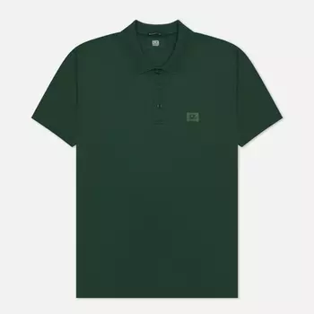 Мужское поло C.P. Company 70/2 Mercerized Jersey, цвет зелёный, размер XXL