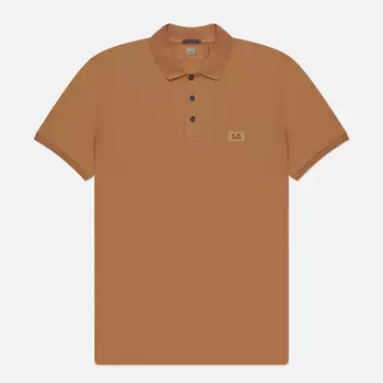 Мужское поло C.P. Company 70/2 Mercerized Jersey, цвет оранжевый, размер XL
