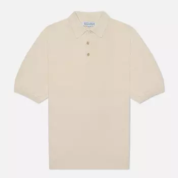 Мужское поло EASTLOGUE Permanent Half Sleeves, цвет бежевый, размер L