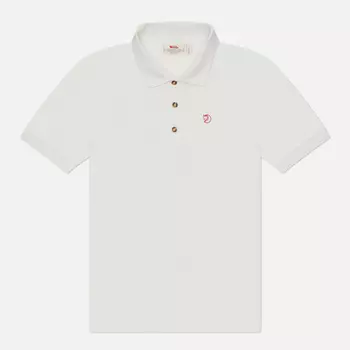 Мужское поло Fjallraven Crowley Pique, цвет белый, размер M